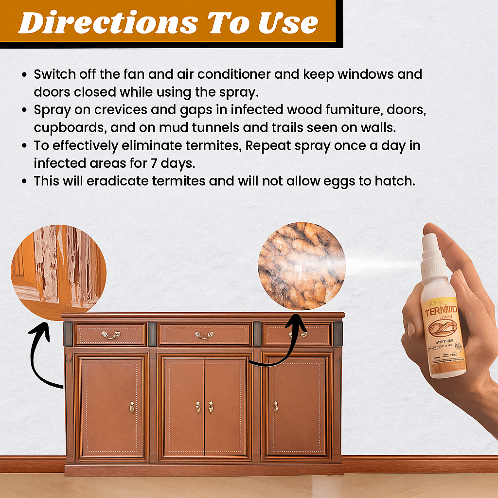 Termite Killer Spray  – Buy 1 Get 2 FREE Today